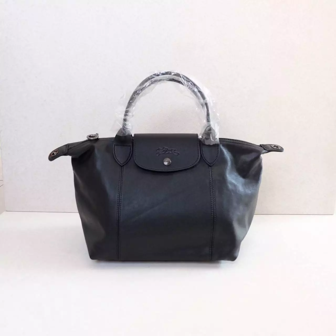 Le Pliage Cuir Small Black