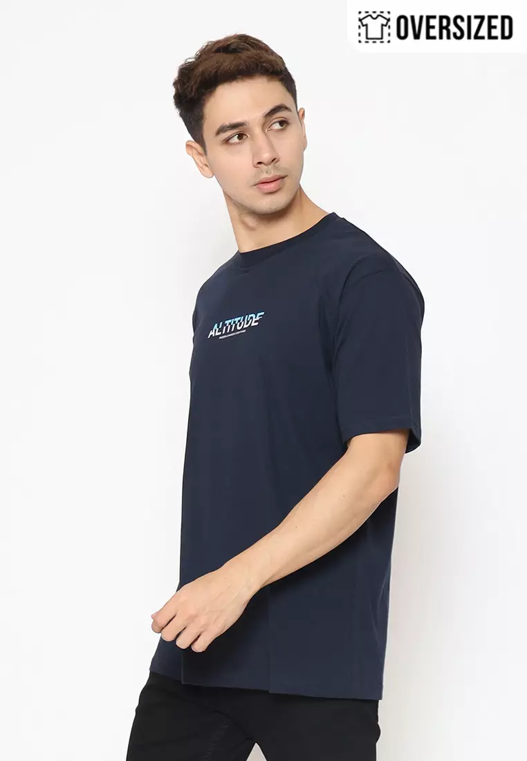 RBJ T-Shirt Cotton Combed Oversized Pria 2079250241