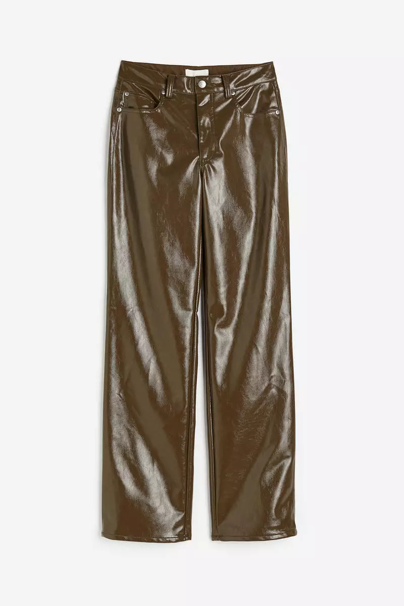 Coated trousers
