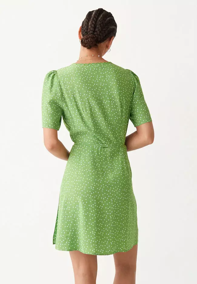 And other stories on sale green polka dot dress