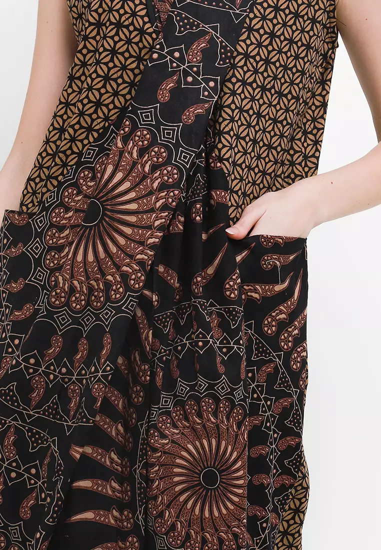 SET Dress Amanda Cut&Sew+Legging Black