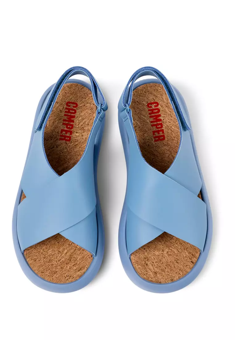 シューズ・サンダルその他 CAMPERLAB Woman Flat sandals Blue K201476-002 TRAKTORI 0 CamperLab Outlet: Flat sandals women - Blue | CamperLab flat