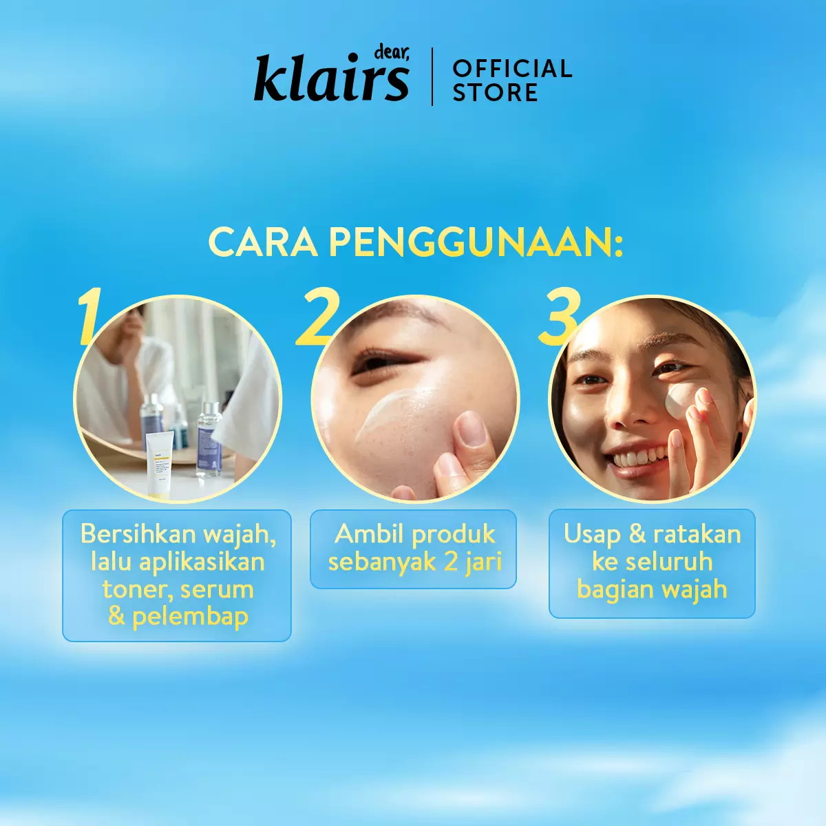 Dear Klairs All-Day Airy Sunscreen SPF50+ PA++++ 50G