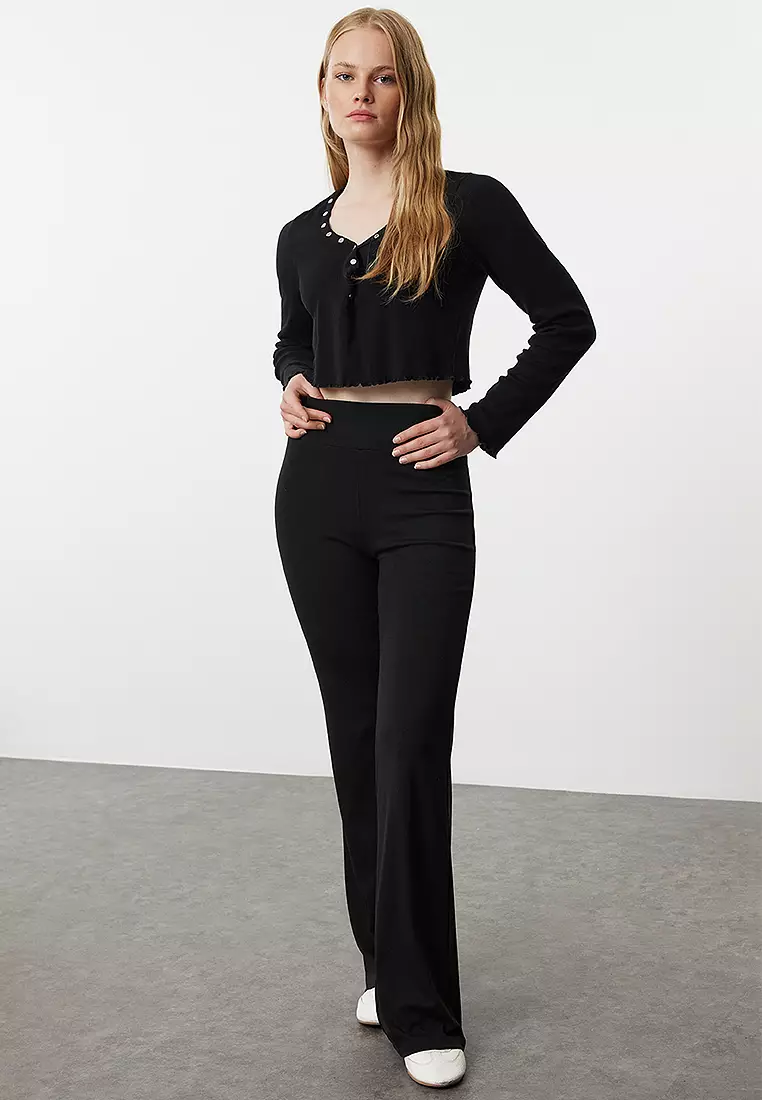 High Waist Flare Pants