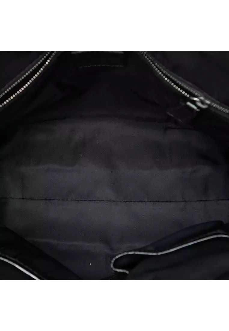 Pre-Loved Burberry Small Beat Check Nylon Victoria Tote