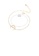Glamorousky white 925 Sterling Silver Plated Gold Fashion Simple Moon Star Bracelet with Cubic Zirconia 954FBAC894BDE4GS_2