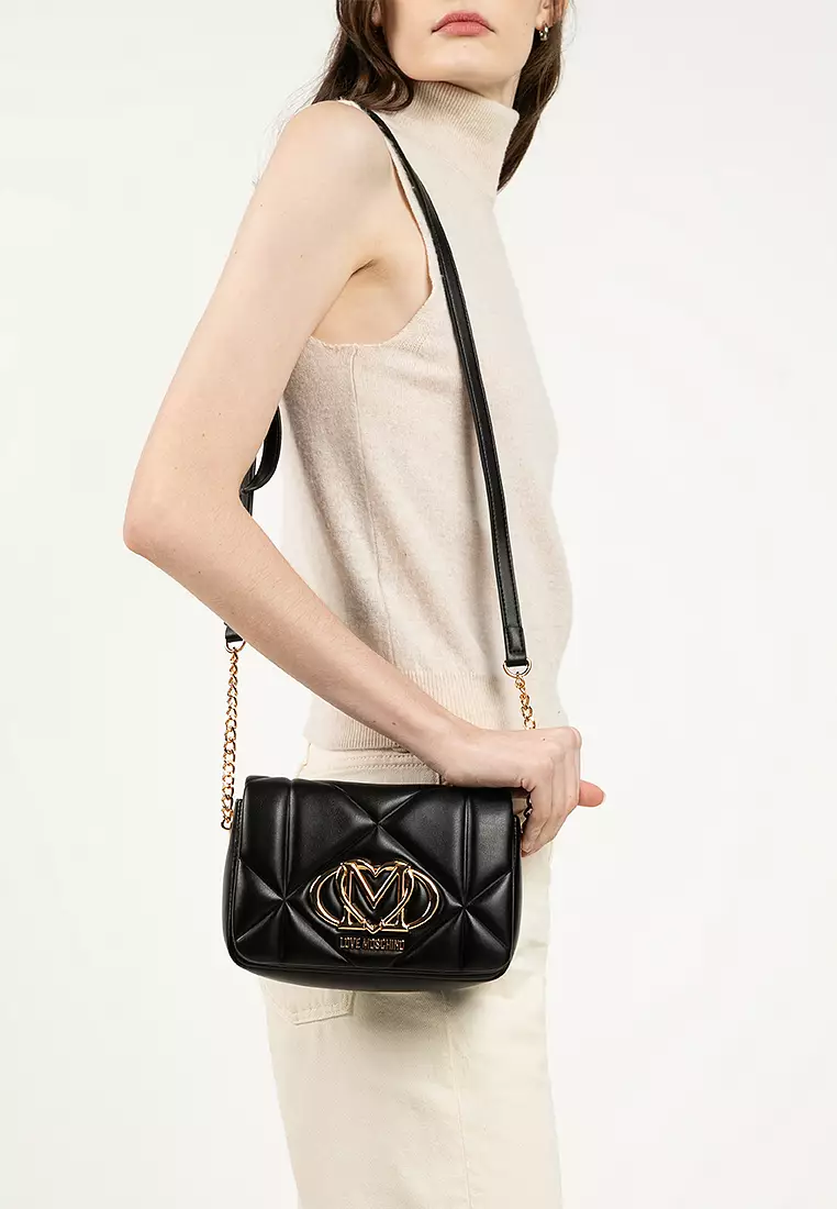 Embossed Quilted Crossbody Bag (nt)