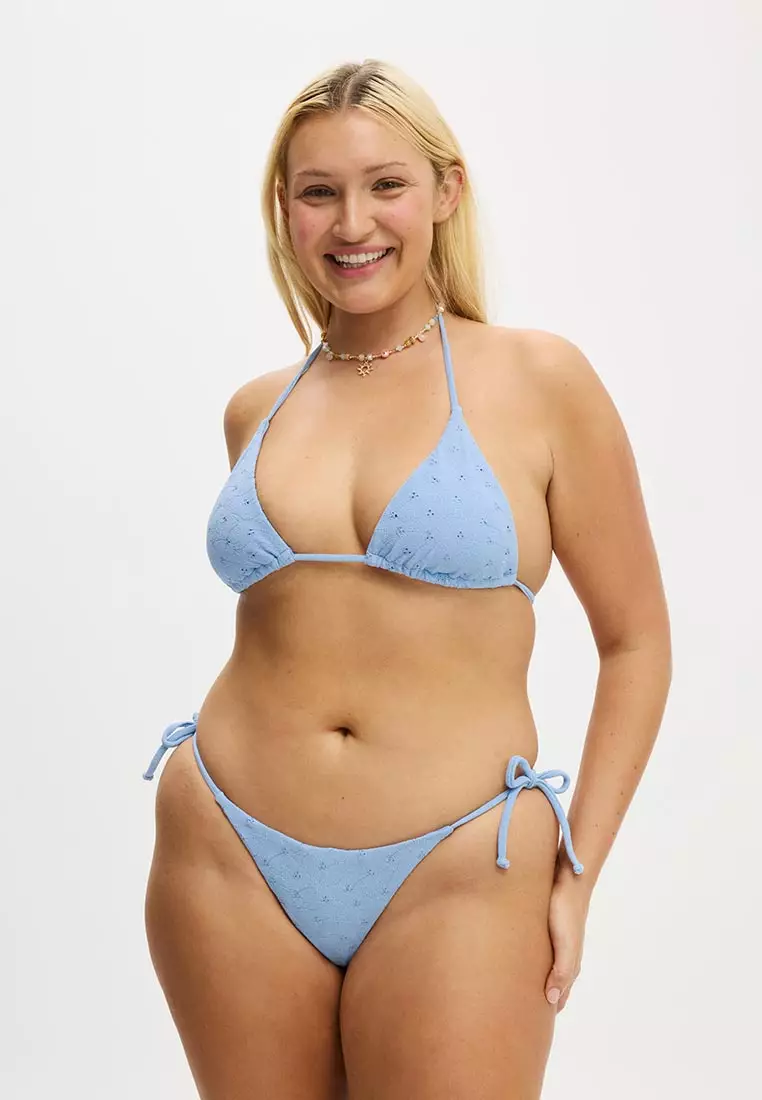 String Tie Side Cheeky Bikini Bottom