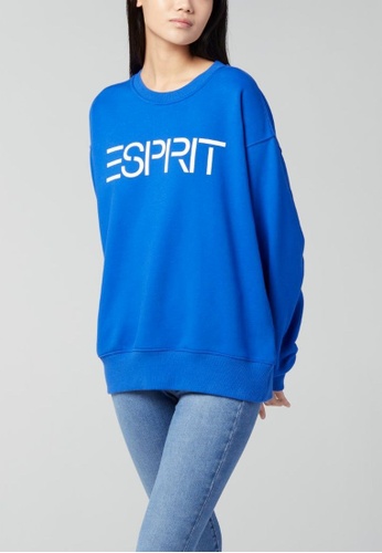 ESPRIT navy ESPRIT Archive Re-Issue Color Sweatshirt [Unisex] 3C607AA7315B8BGS_1