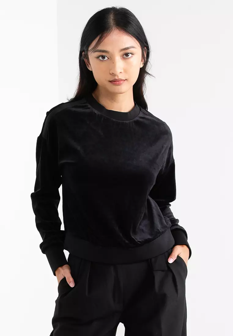 Calvin klein velvet clearance tracksuit