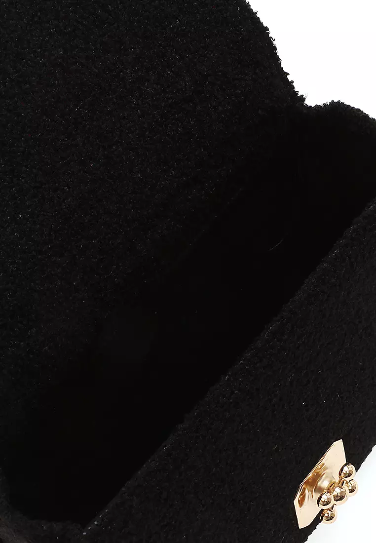 Anxar Slingbags Wanita Tali Rantai Design Casual Premium Quality - Black