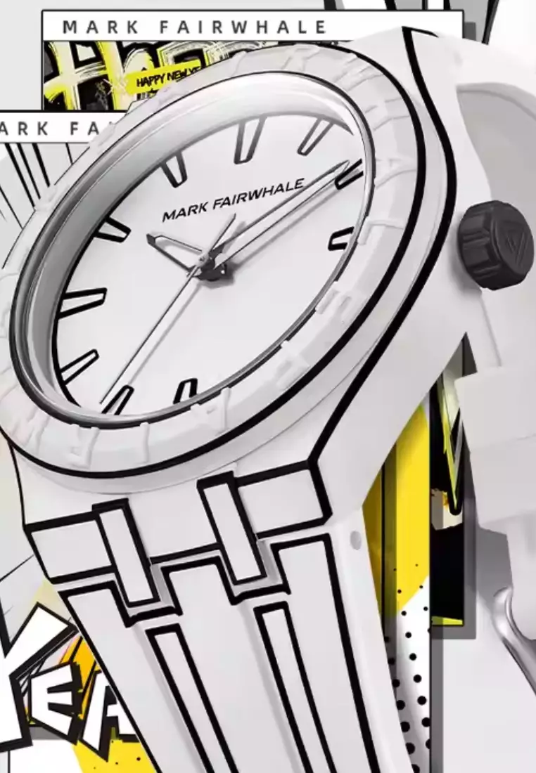 Unisex Quartz Watch, 42mm, Rubber Strap