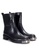 Shu Talk black Amaztep Rockabilly Mid-Calf Leather Boots 67B5ASH6AD4D07GS_6