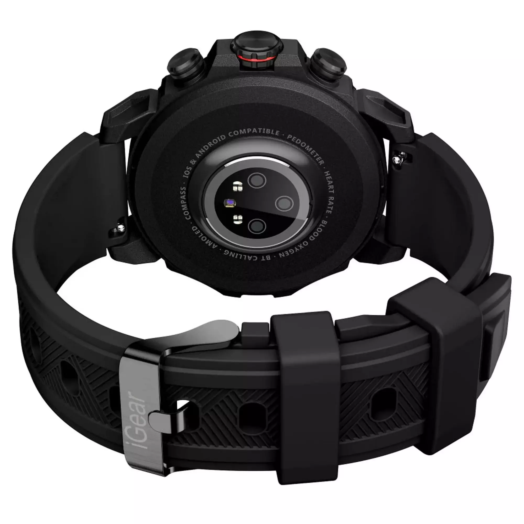 iGear Vector Smart Watch Black IGVE-01 Built For Every Adventure Original
