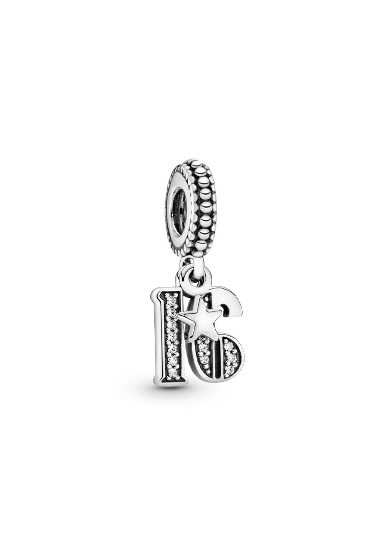 Buy PANDORA Pandora 16th Celebration Dangle Charm Online ZALORA
