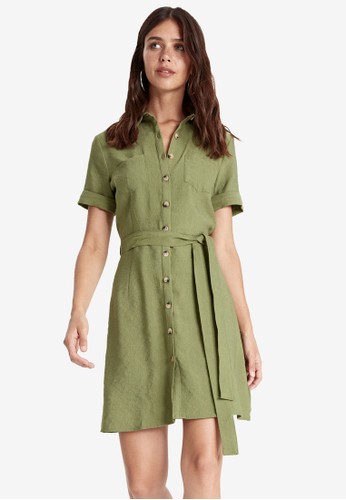 Jual Lc Waikiki Waistband Shirt Dress Original Zalora Indonesia