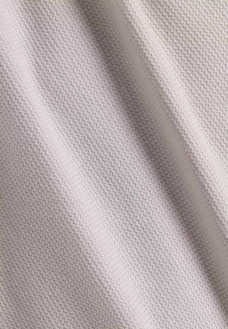 MOC - Kaos Polo Pria Lengan Pendek Aziel - Light Grey