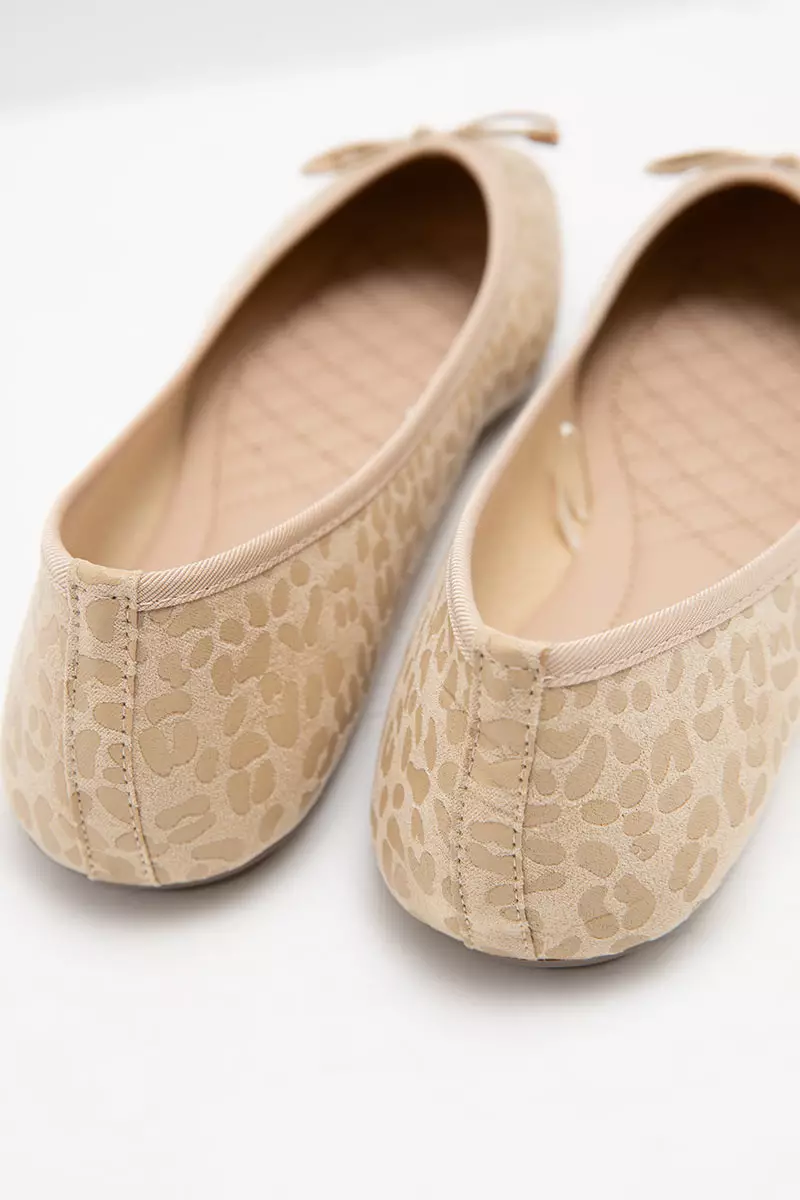 Sofia Micca Ballerina Flat Beige