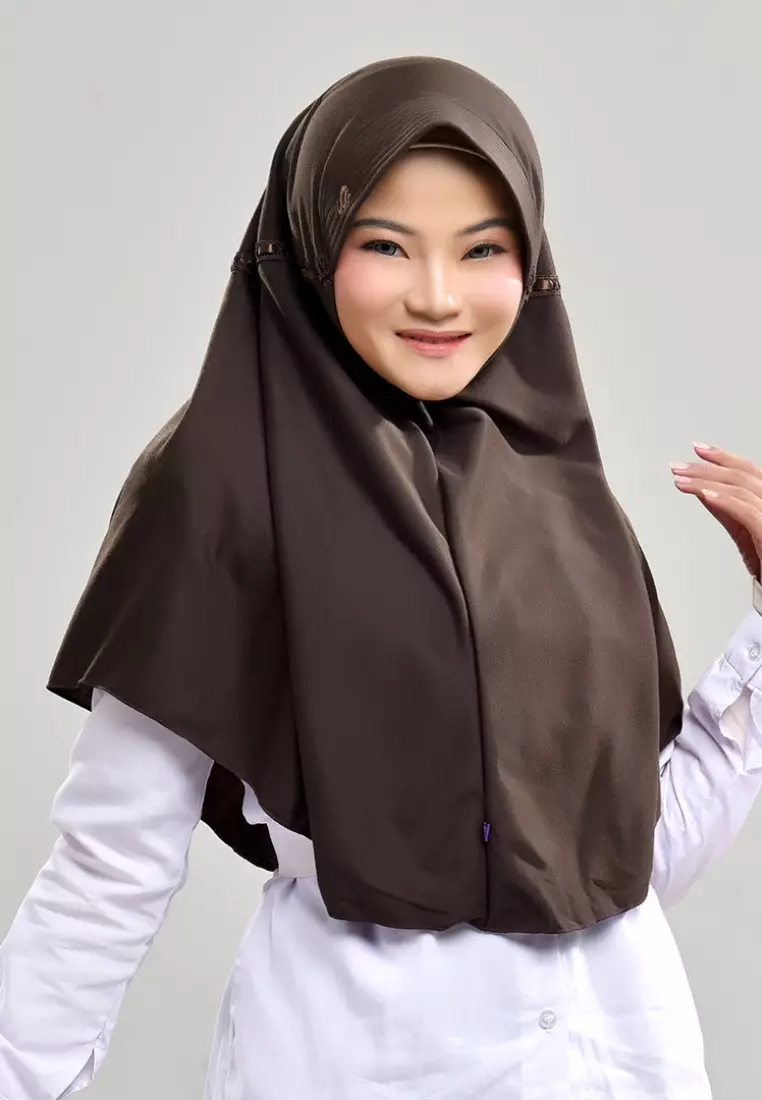 Rabbani - Kerudung Sekolah Instan Innova - Black
