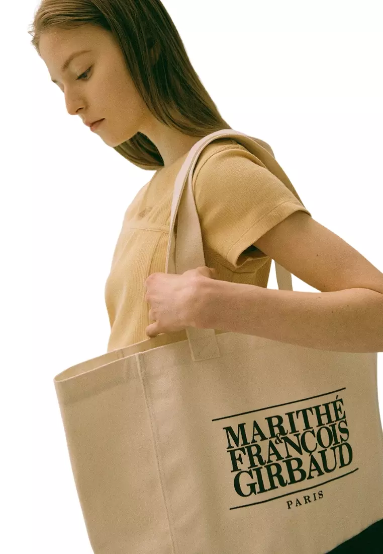 ショルダーバッグ・ポシェット Marithe + Francois Girbaud CLASSIC LOGO BIG SHOPPER BAG natu BAG - MARITHE FRANCOIS GIRBAUD