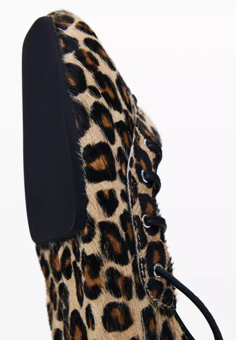 Leopard Flat Ballerina Shoes