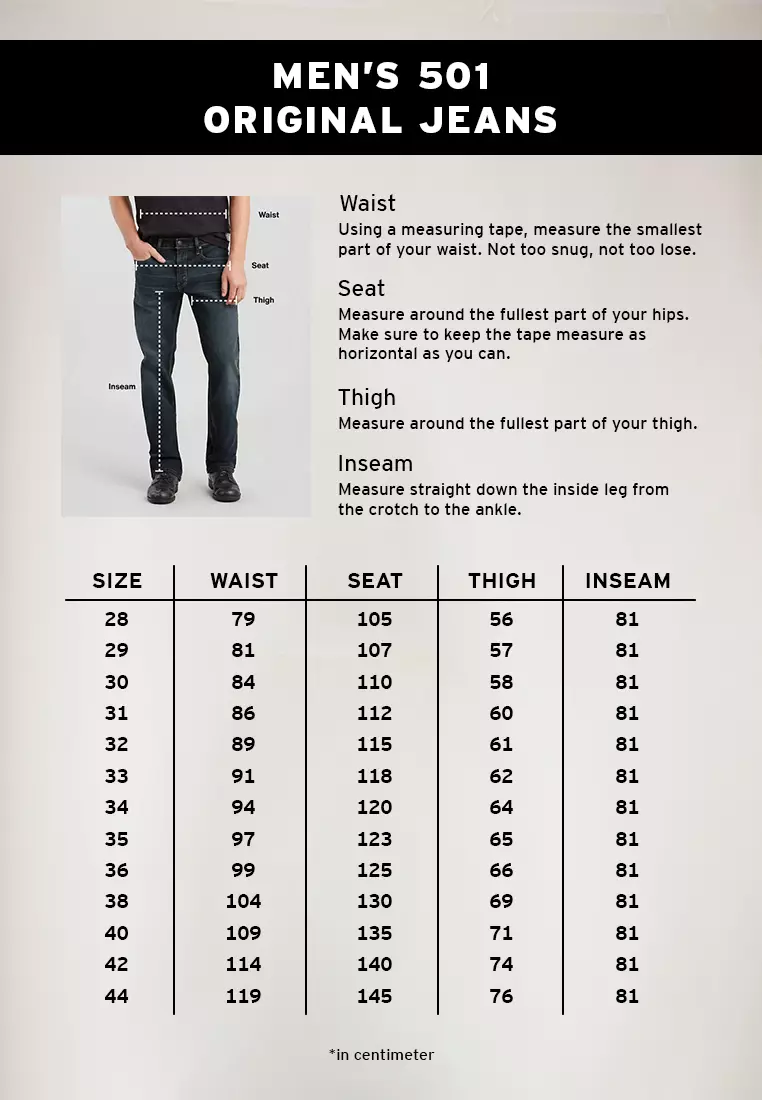 Jual Levi s Levi s Men s 501 Original Jeans 00501 3383