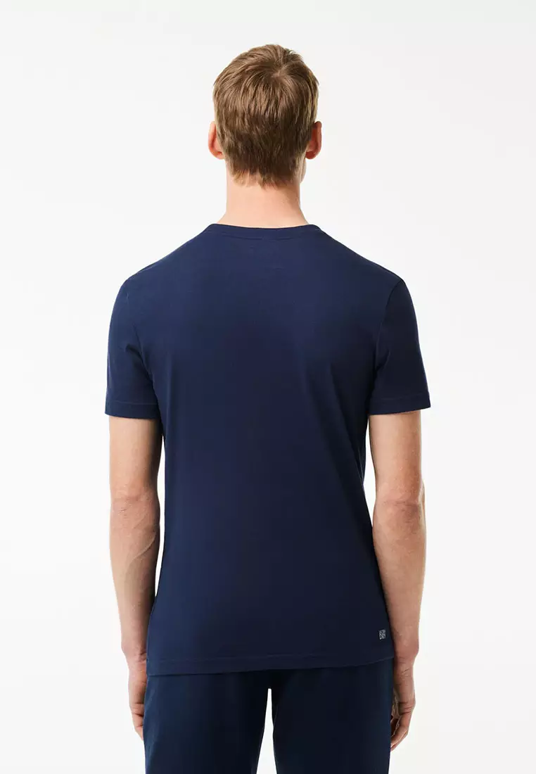 Men's Lacoste SPORT 3D Print Crocodile Breathable Jersey T-shirt