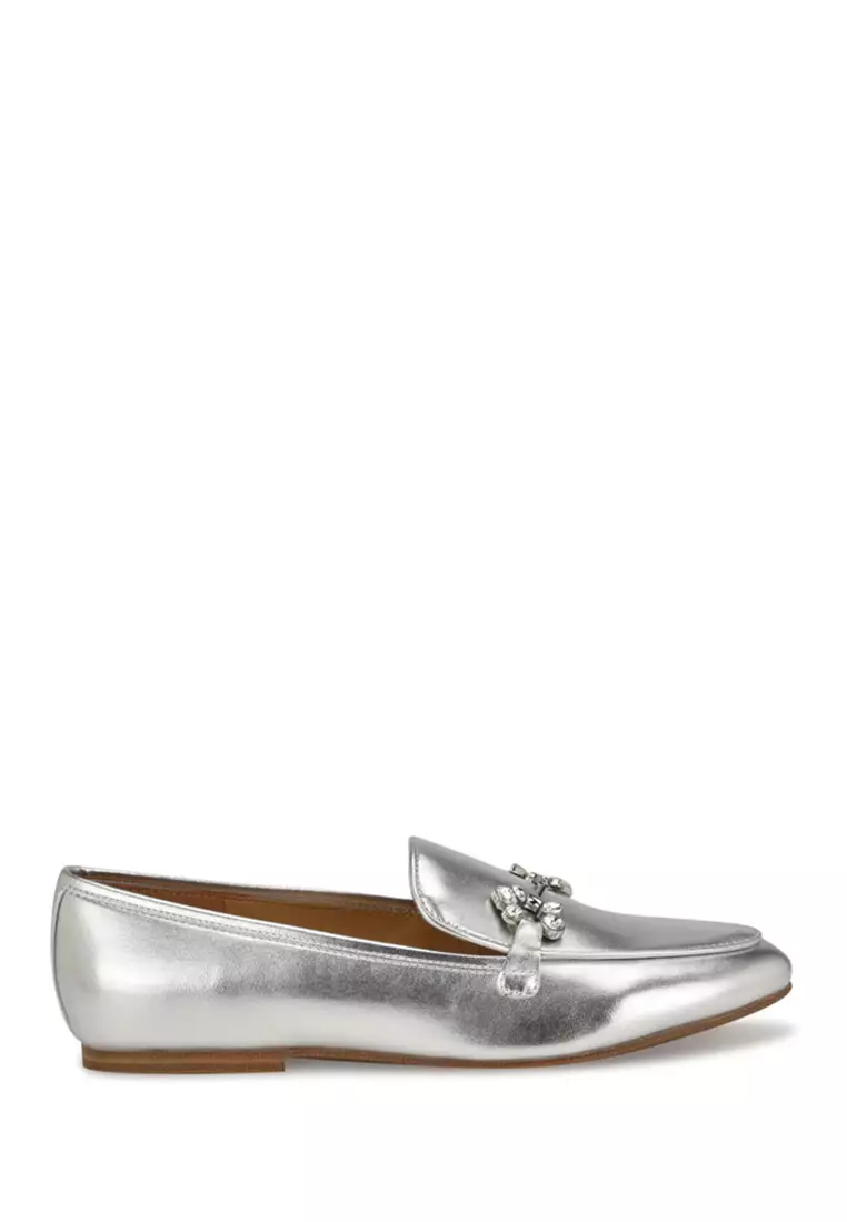 Discount on Nine West  shoes - SKU: Bennit3 Casual Loafers Silver