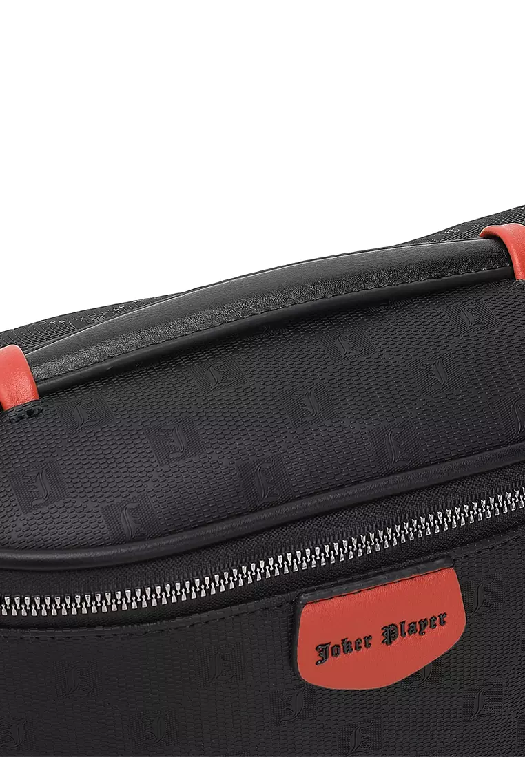 Men's Waist Bag / Belt Bag / Chest Bag - Black