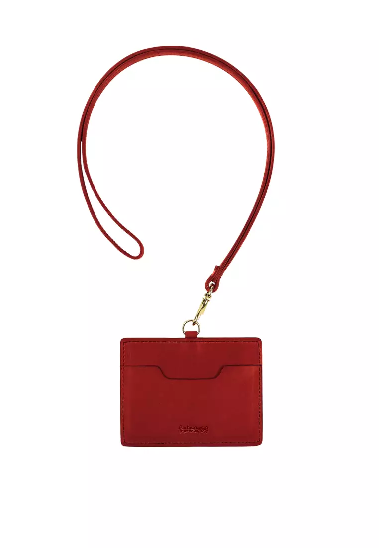 Clipper Strap Card Case - Rouge