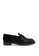 Violeta by MANGO black Fur Leather Loafers 340BCSHCF850FAGS_1