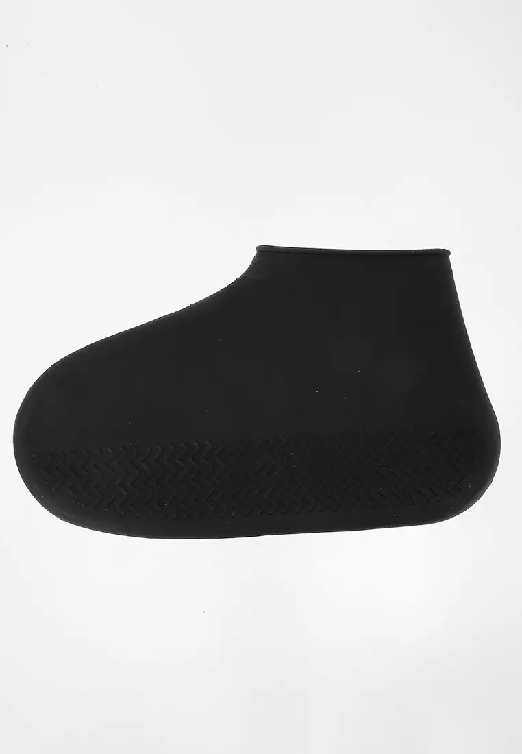 Bells Cover Hujan Sepatu Unisex Waterproof Desain Elegan Material Silicone ORIGINAL - Black