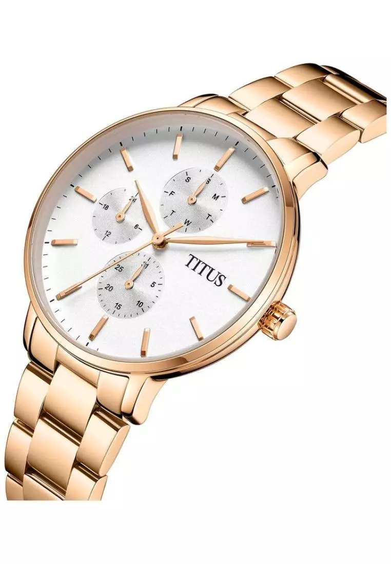 Titus rose gold watch sale