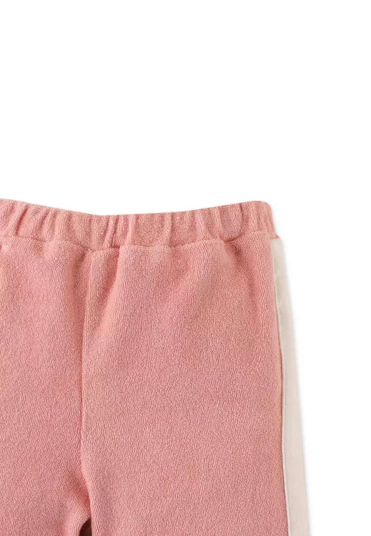 Baby Girls Flare Pants With Trim