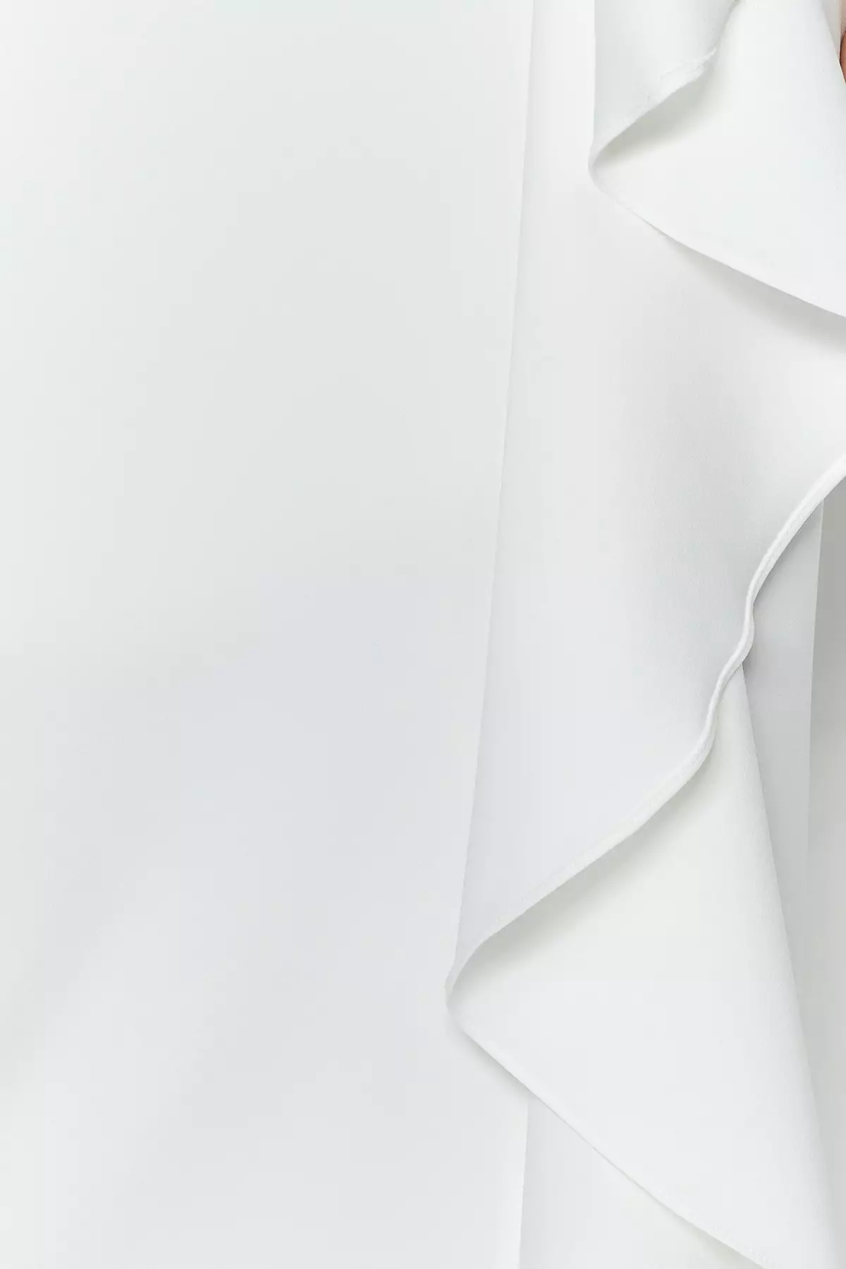 Ruffled Bridal Evening Dress