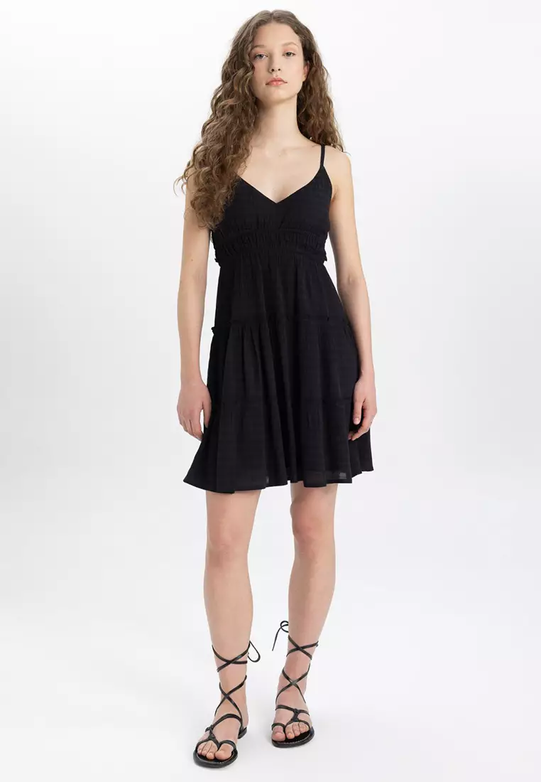 Tiered Mini Dress