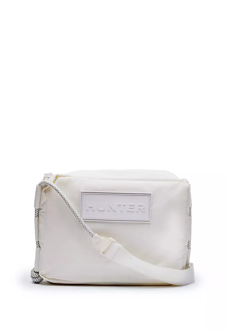HUNT☆Unisex Travel Ripstop Sacoche - Shaded White TRAVEL RIPSTOP SACOCHE-Hunter Boots Singapore – Hunter Singapore