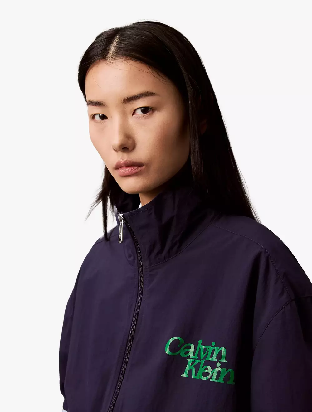 Calvin Klein - Colorblock Nylon Zip Jacket