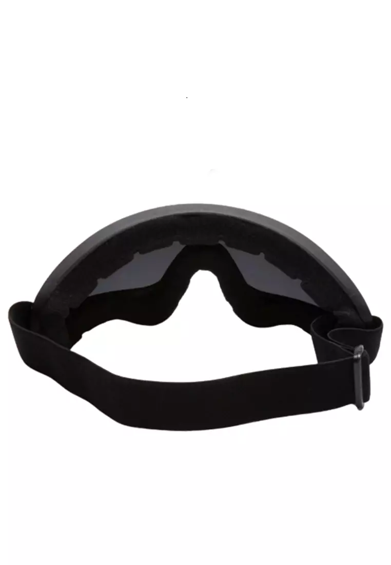 Ells Kacamata Goggles Ski UV400 Tough Design Lens Material  Polycarbonate ORIGINAL - Black