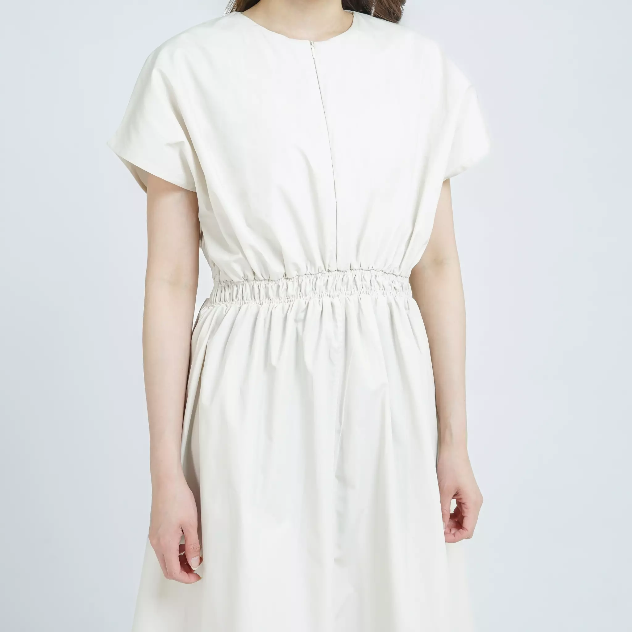 Wienna Poplin Dress Cream