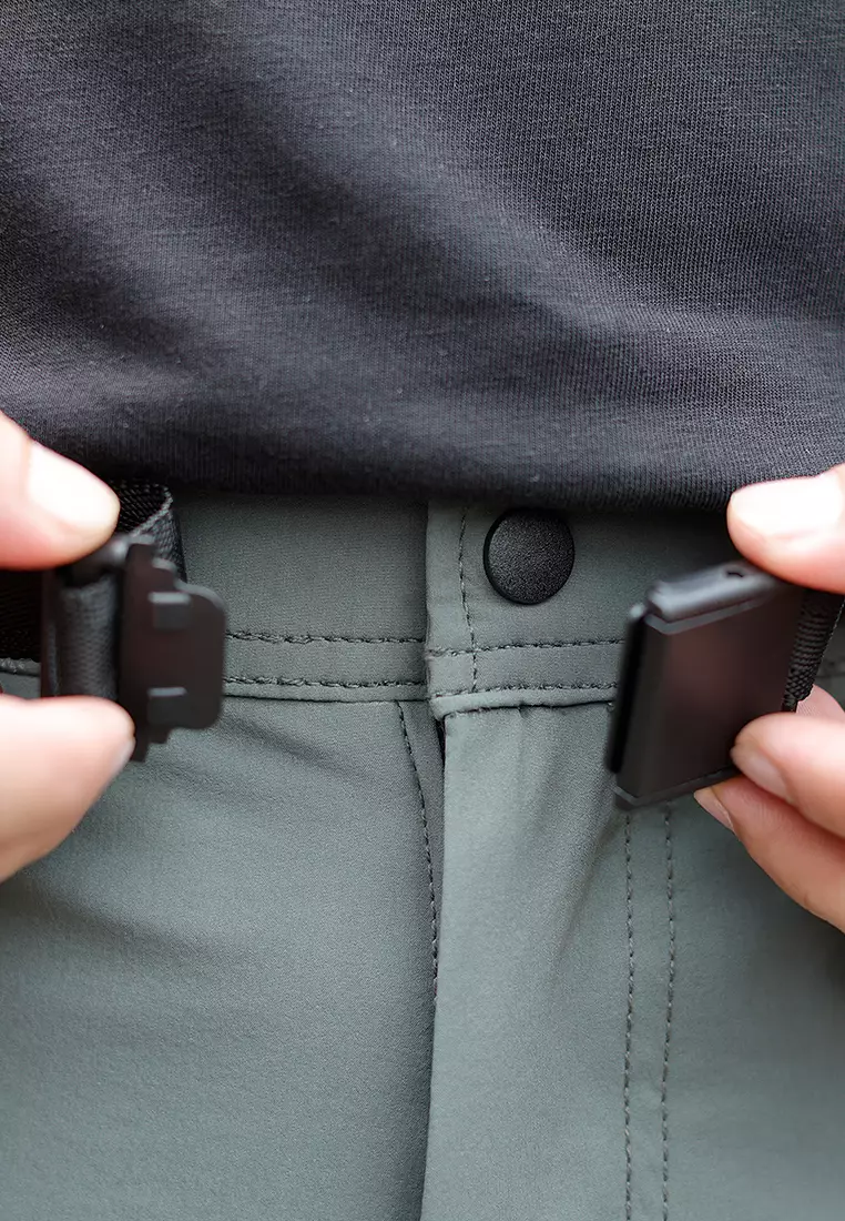 OxconShort Pants Cargo 4 WayStretch Nylon Cotton Leaf Green