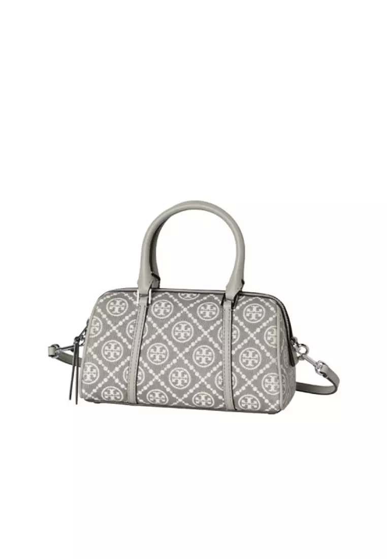 Buy TORY BURCH Women's Petite T Monogram Tote Bag in Gray 178741 2026 ...