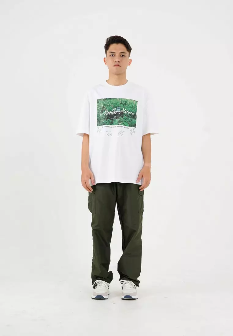Moutley Oversized T-Shirt Nature C200824