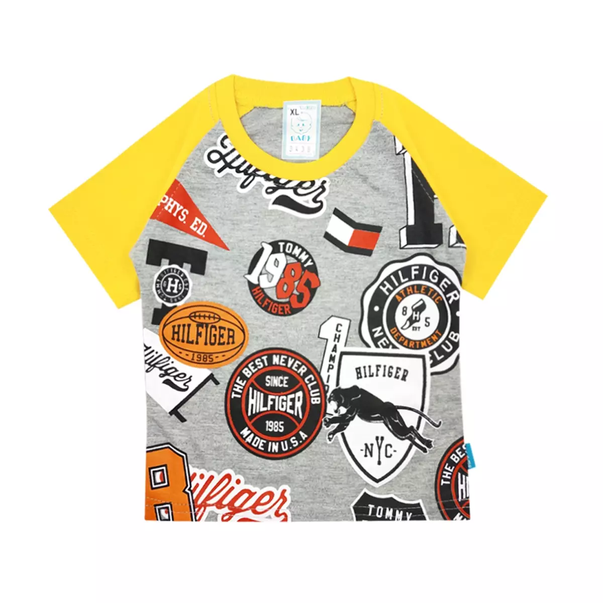 Wakakids Setelan Anak Laki Laki Usia 12 - 18 Bulan Celana Jeans Jogger 3438 Kuning