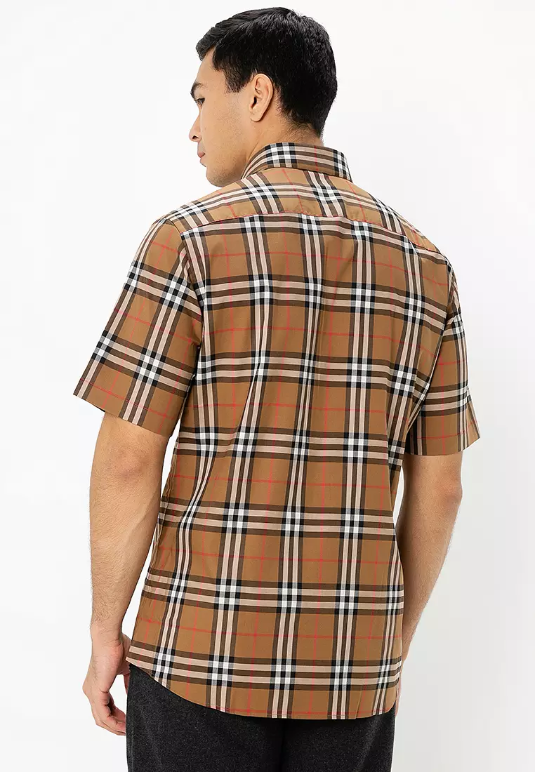 Burberry Shefford Check Short-Sleeve Shirt (nt) 2025 | Buy
