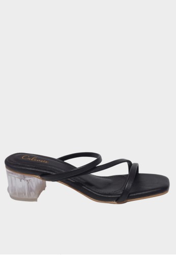 Jual Calensis Vetrin Black Heels Kaca Transparant Original Zalora Indonesia