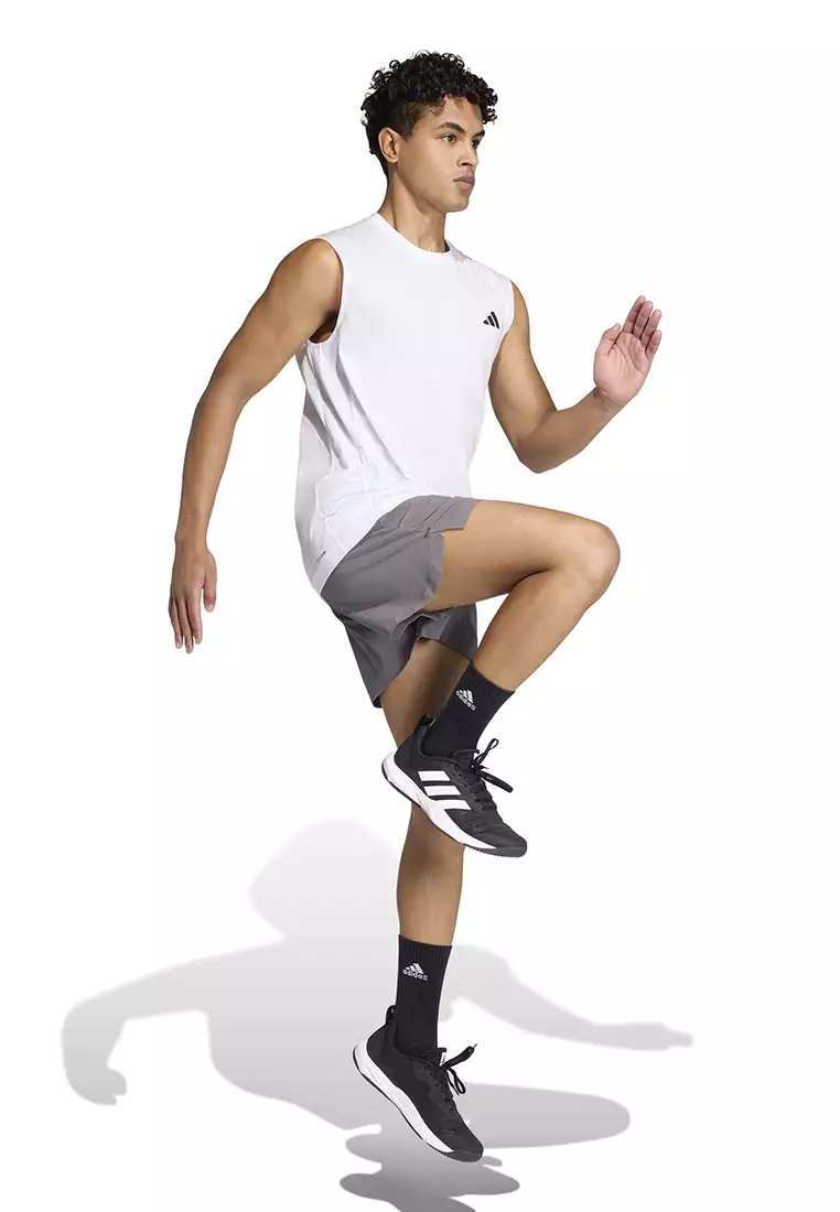 Gym & Training WORKOUT ESSENTIALS FEELREADY SLEEVELESS T-SHIRT Men White KD5424