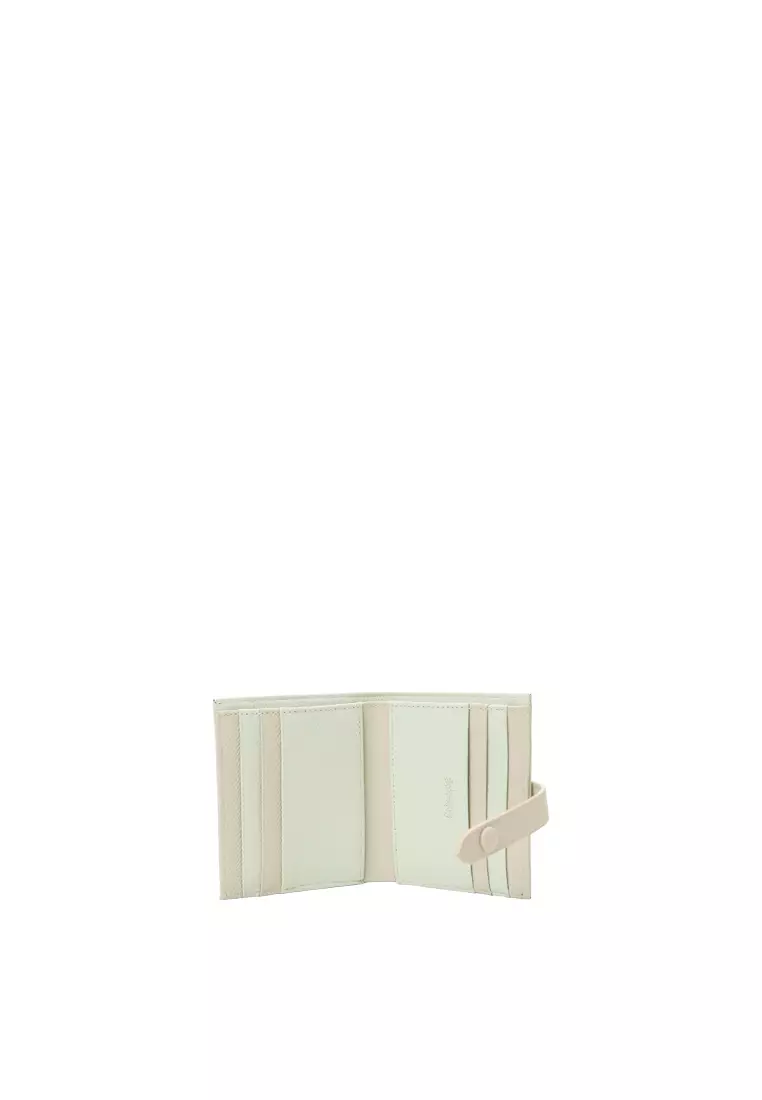 Snap Button Wallet - Light Mint