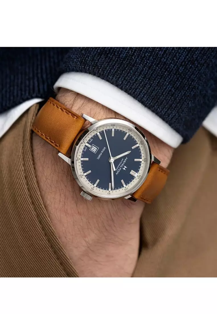 AMERICAN CLASSIC INTRA-MATIC AUTOMATIC MEN WATCH (HMT-H38425540)