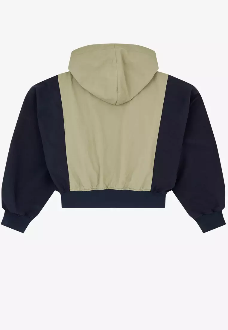 Fred perry clearance hooded panelled jacket